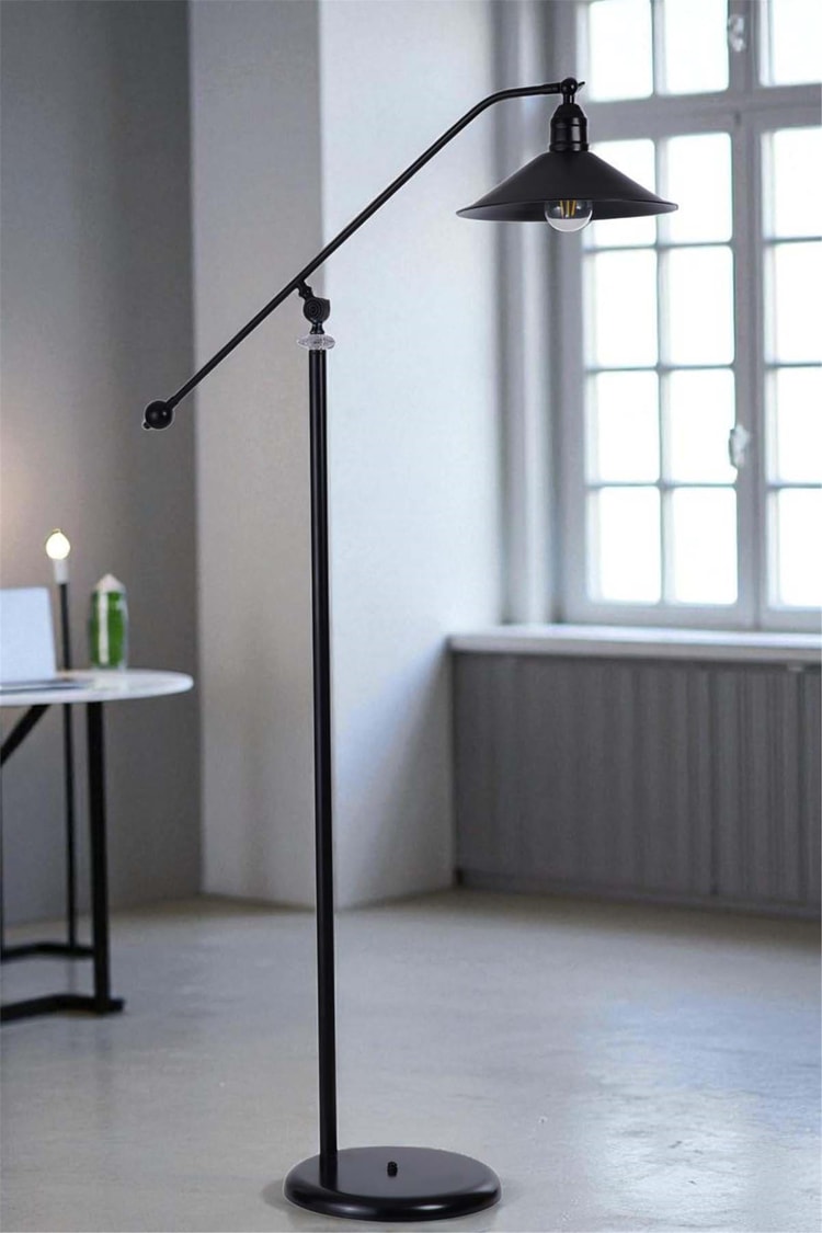 Lumexx Moka Siyah Lambader Metal Başlıklı