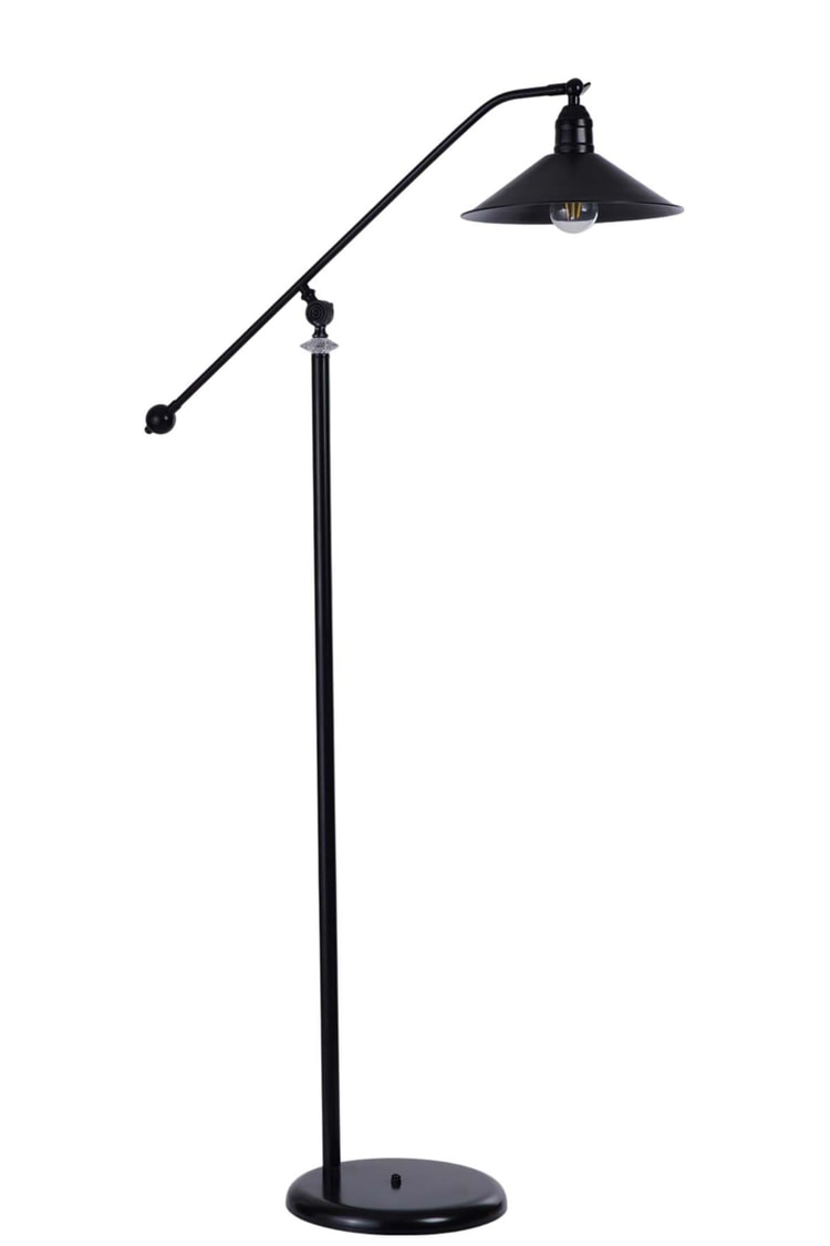 Lumexx Moka Siyah Lambader Metal Başlıklı