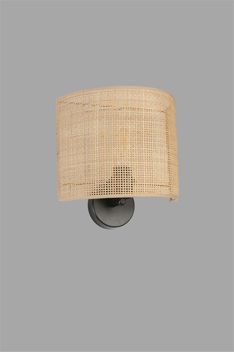 Lumexx Örgülü Rattan Abajurlu Oval Aplik