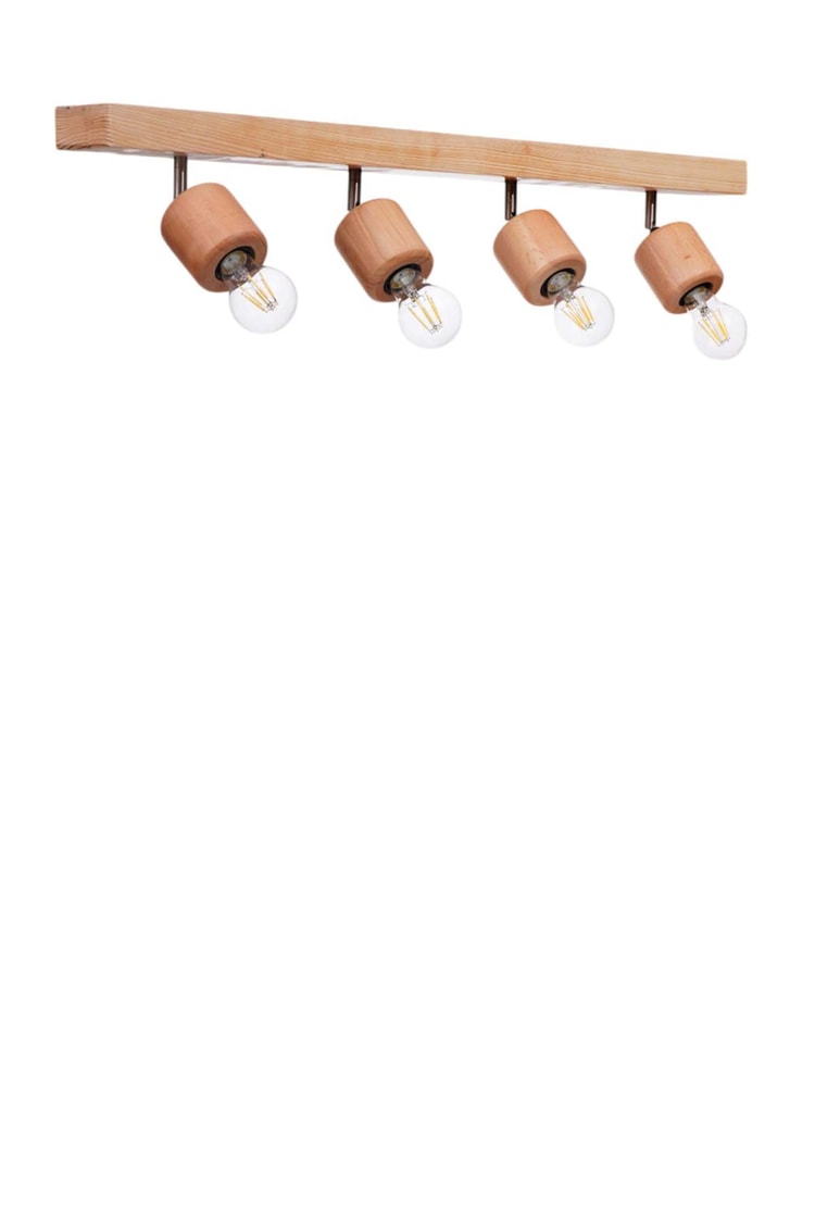Lumexx Pamela 4 Lü Sıralı Naturel Plafonyer Avize
