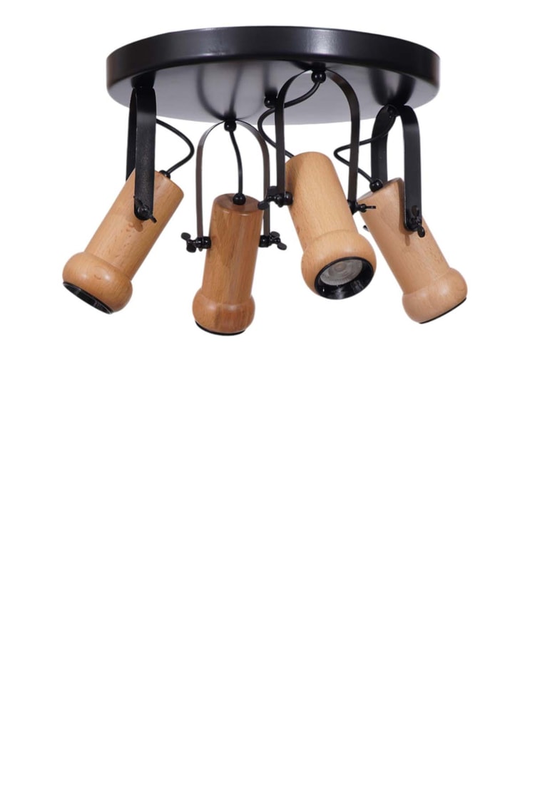 Lumexx Pascal 4 Lü Tepsili Naturel Plafonyer Avize