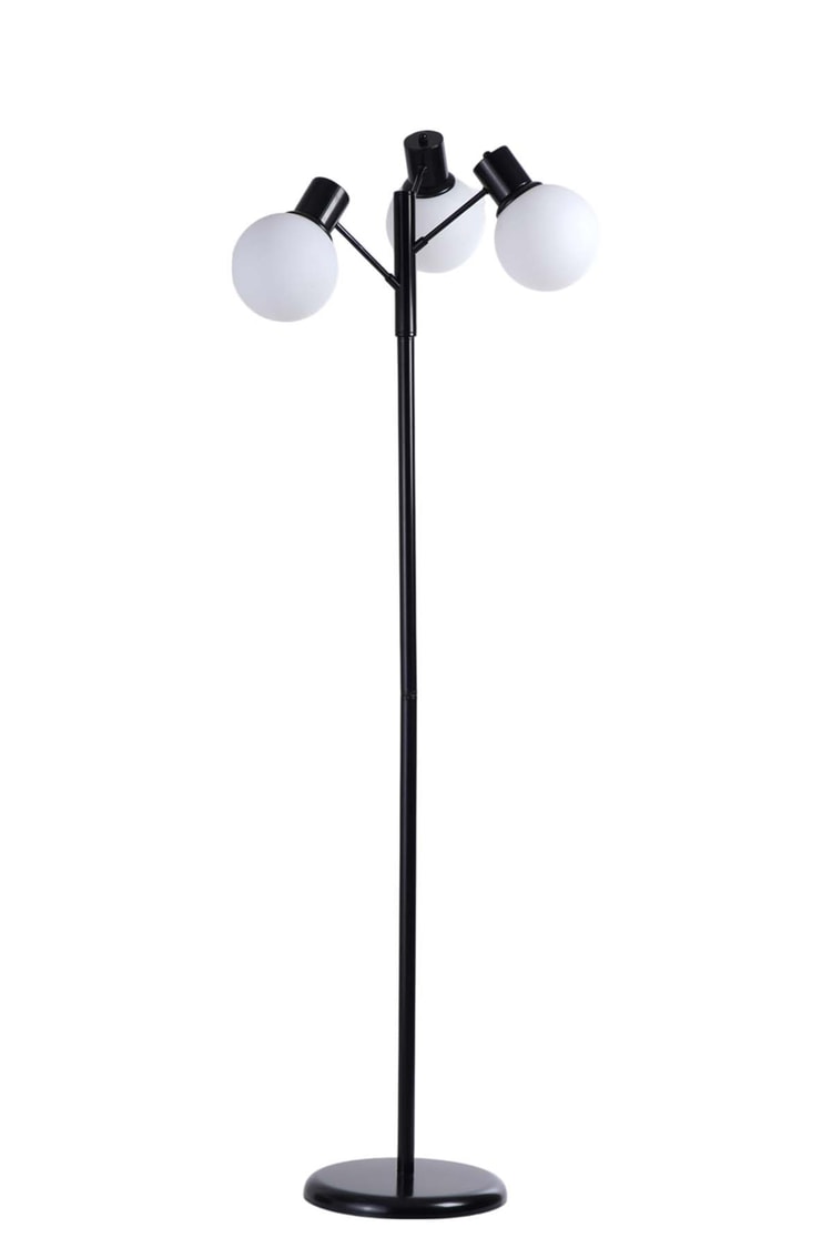 Lumexx Safir 3 Lü Siyah Lambader Beyaz Camlı