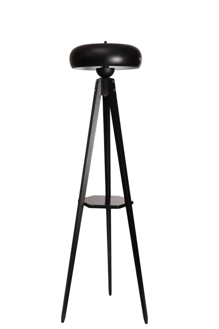 Lumexx Sehbalı Tripod Siyah Lambader Smith Siyah Başlıklı