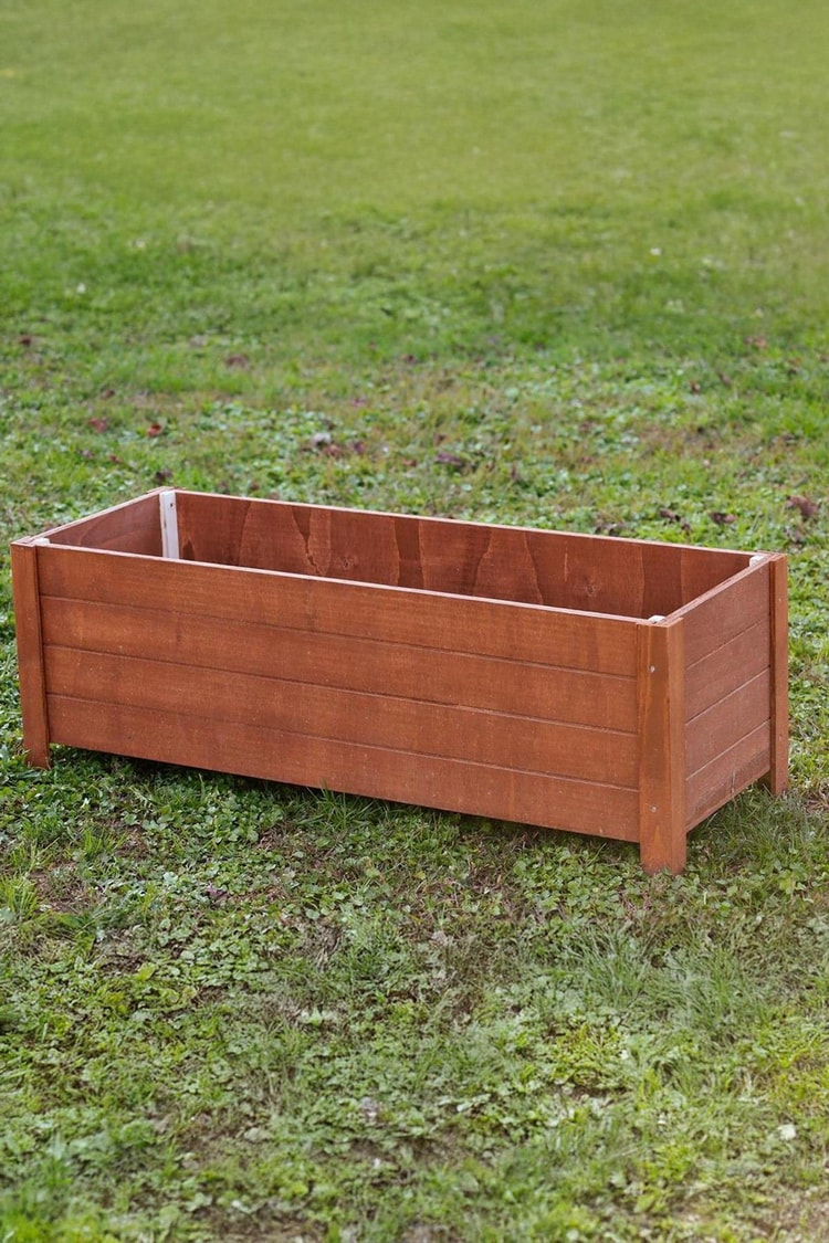 Mandu 114X38 Dekoratif Ahşap Saksı-Mnd82