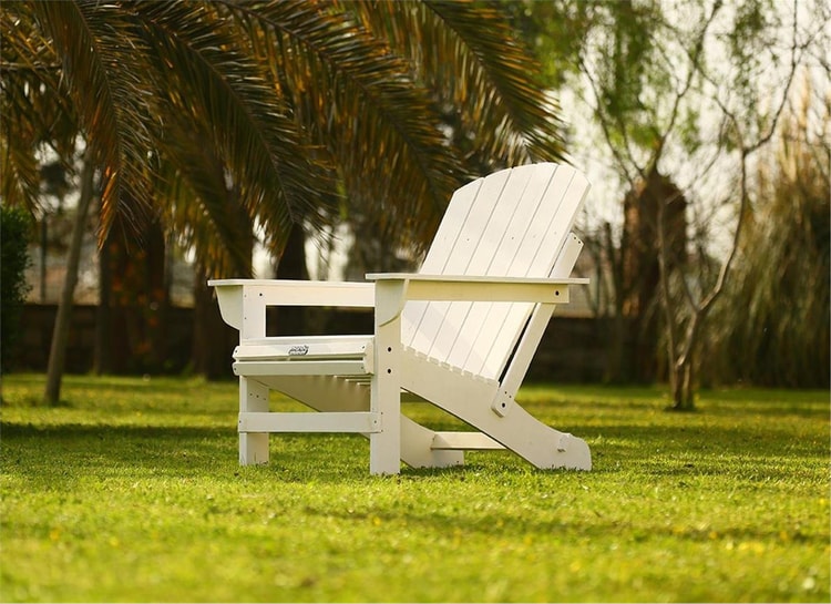 Mandu Adirondack (Ahşap Bahçe Sandalyesi) Beyaz-Mnd239