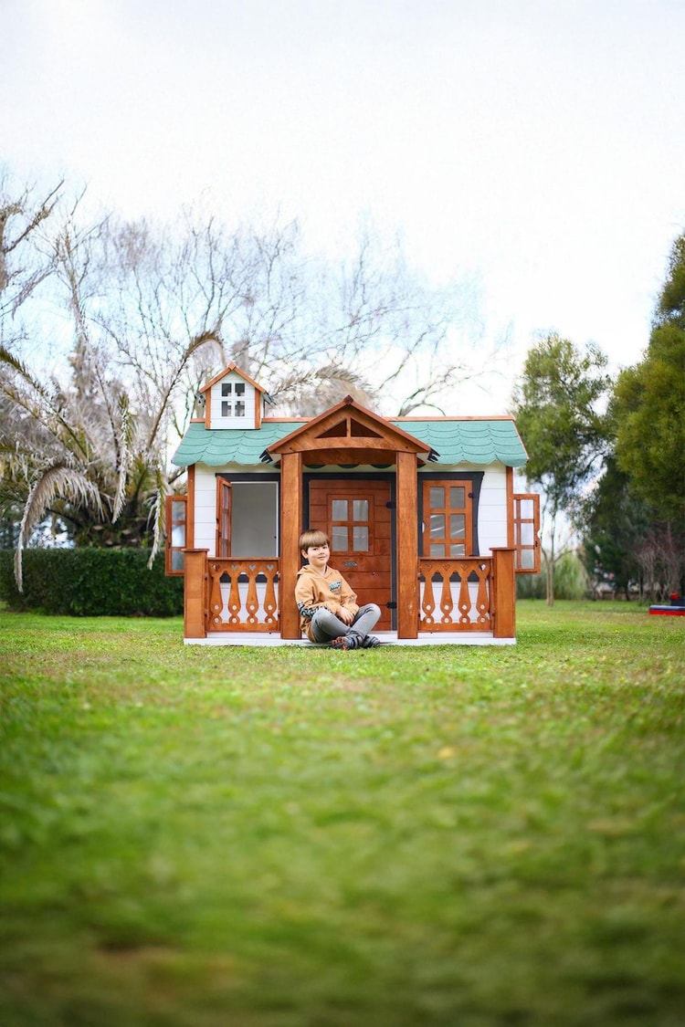 Mandu Ahşap Oyun Evi Playhouse Beylerbeyi-Mnd188