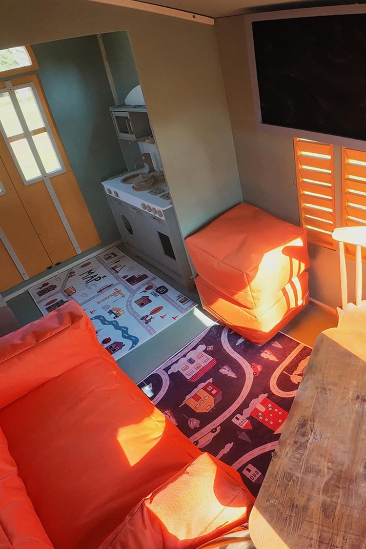 Mandu Ahşap Tinyhouse Playhouse Römorklu Oyun Evi MND282 