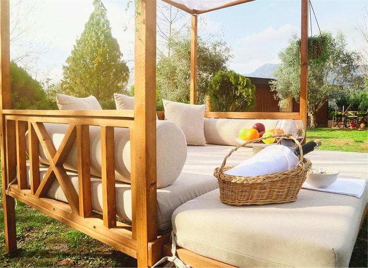 Mandu Exculısıve Ahşap Bahçe Yatağı-Sg03 (Daybed)