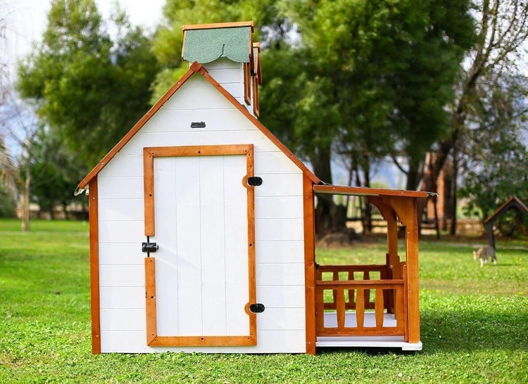 Mandu Ultra Lüks Ahşap Köpek Kulübesi - mnd100