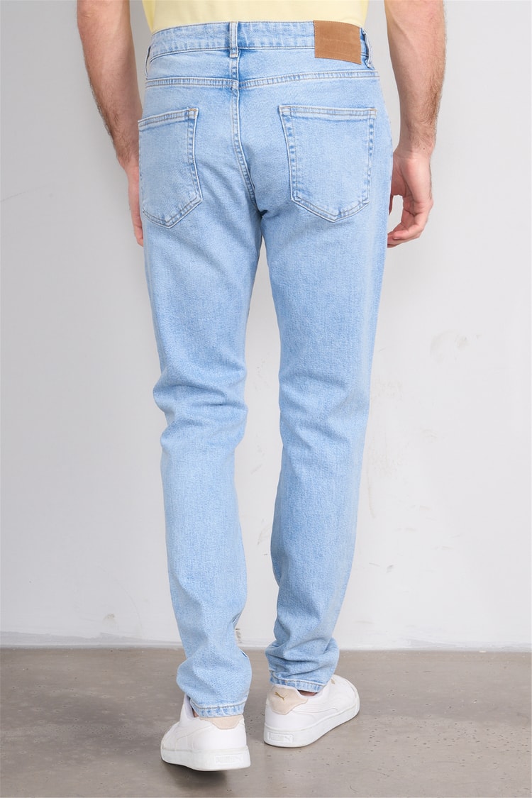 Mareteks 1115-C61-Napolı L.Blue K.Zkb. Erkek Denım Pantolon