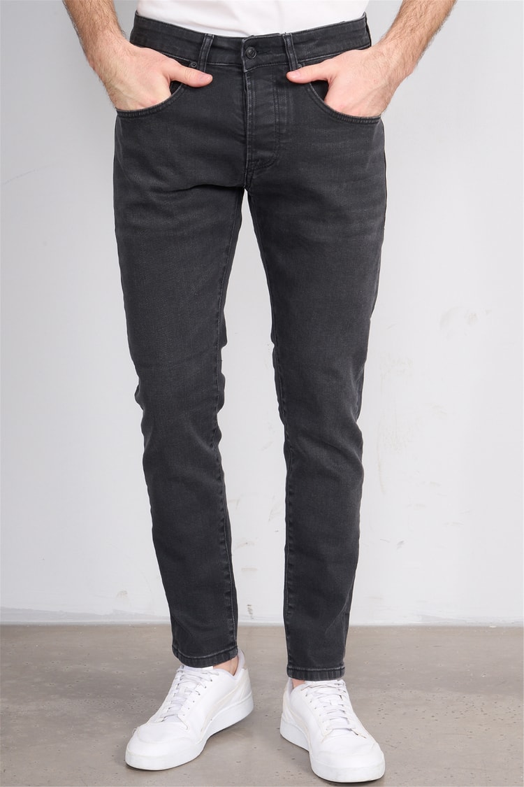 Mareteks 1115-C62-Napolı Black Black Zkb. Erkek Denım Pantolon
