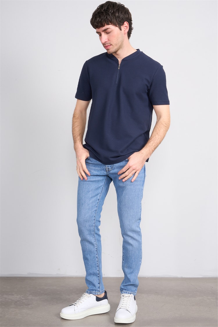 Mareteks 1115-C70-Napolı M-L Blue Zkb. Erkek Denım Pantolon