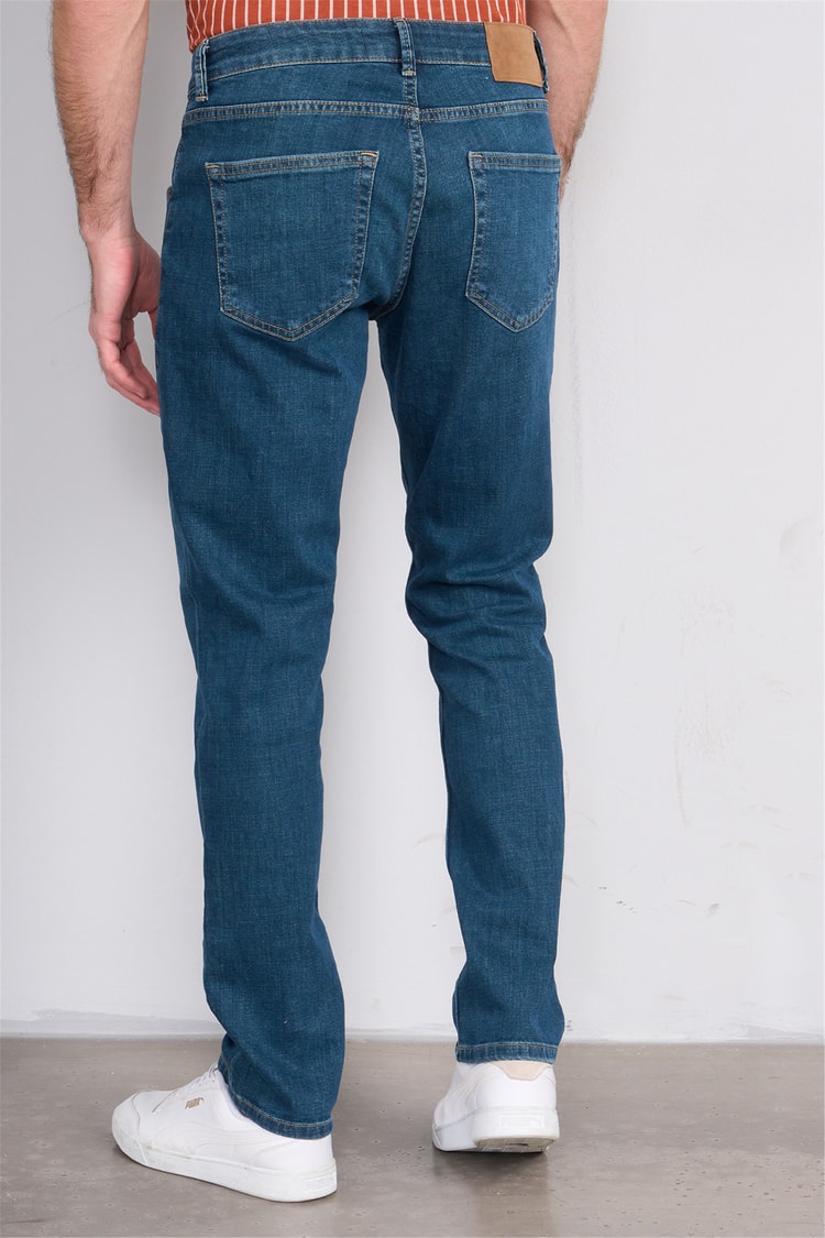 Mareteks 2203-C55-Parma Green Blue Zkb. Erkek Denım Pantolon