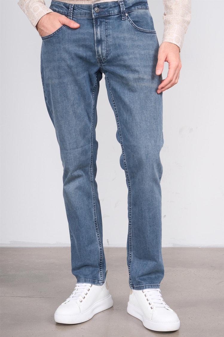 Mareteks 2211-C02-Parma Hr Blue Zkb. Erkek Denım Pantolon