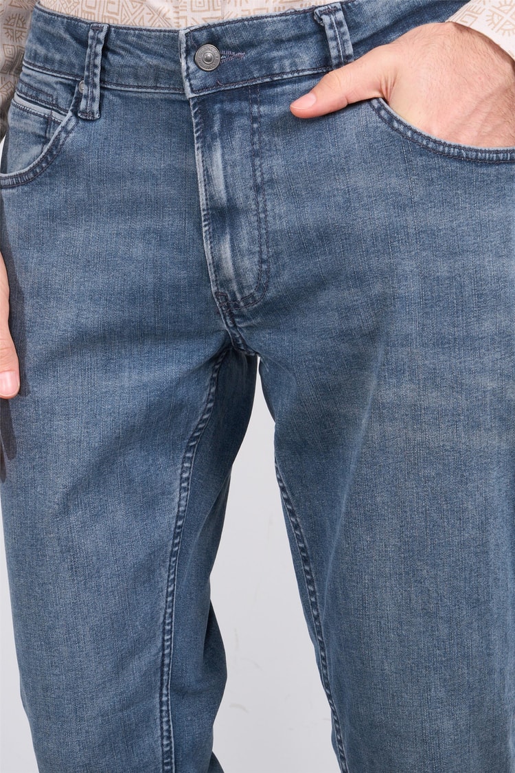 Mareteks 2211-C02-Parma Hr Blue Zkb. Erkek Denım Pantolon