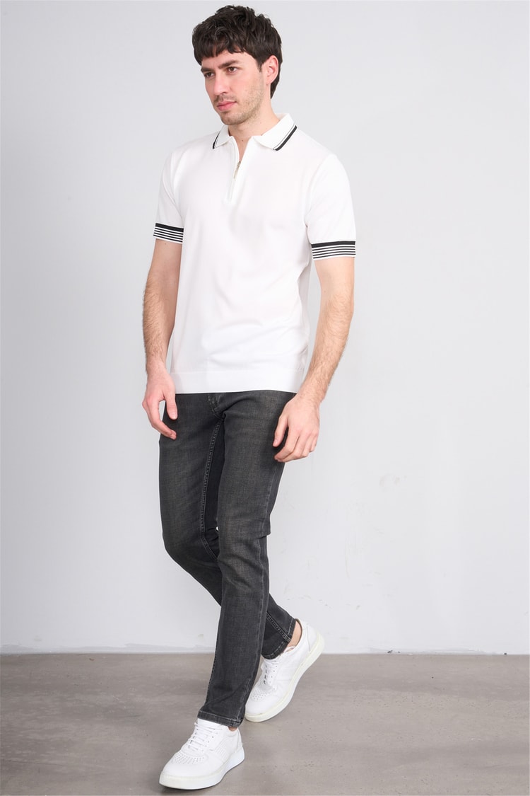 Mareteks 2213-C59-Parma Black Green Zkb. Erkek Denım Pantolon