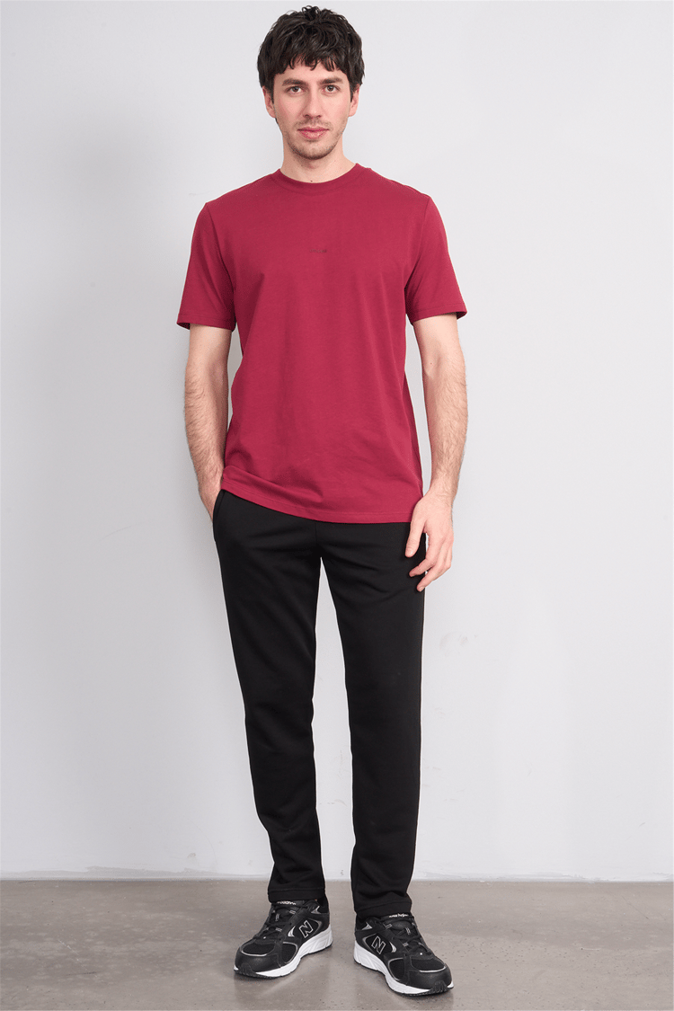Mareteks 2600 Js Bordo Erkek 0 Yaka Less Is More Suprem T-Shırt