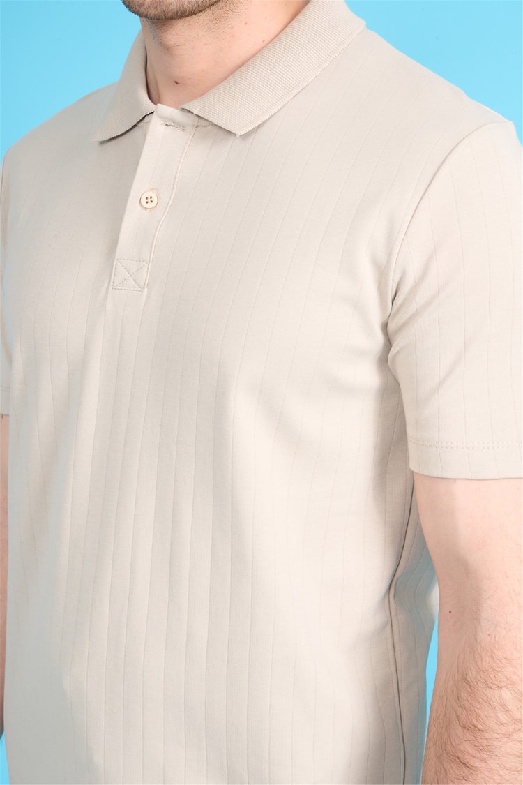 Mareteks 2651 Js Tas Erkek Polo Yaka 40/1 Ib T-Shırt
