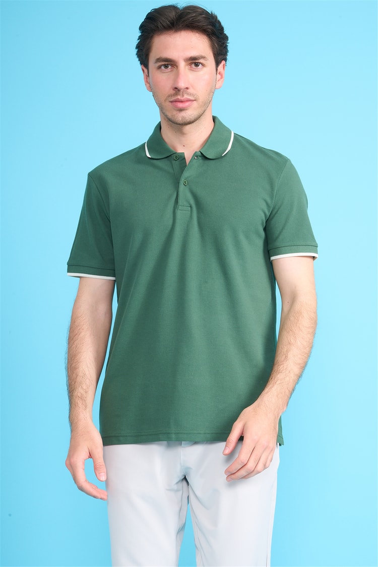 Mareteks 2653 Js Neftı Erkek Polo Yaka Garnılı Pıke T-Shırt