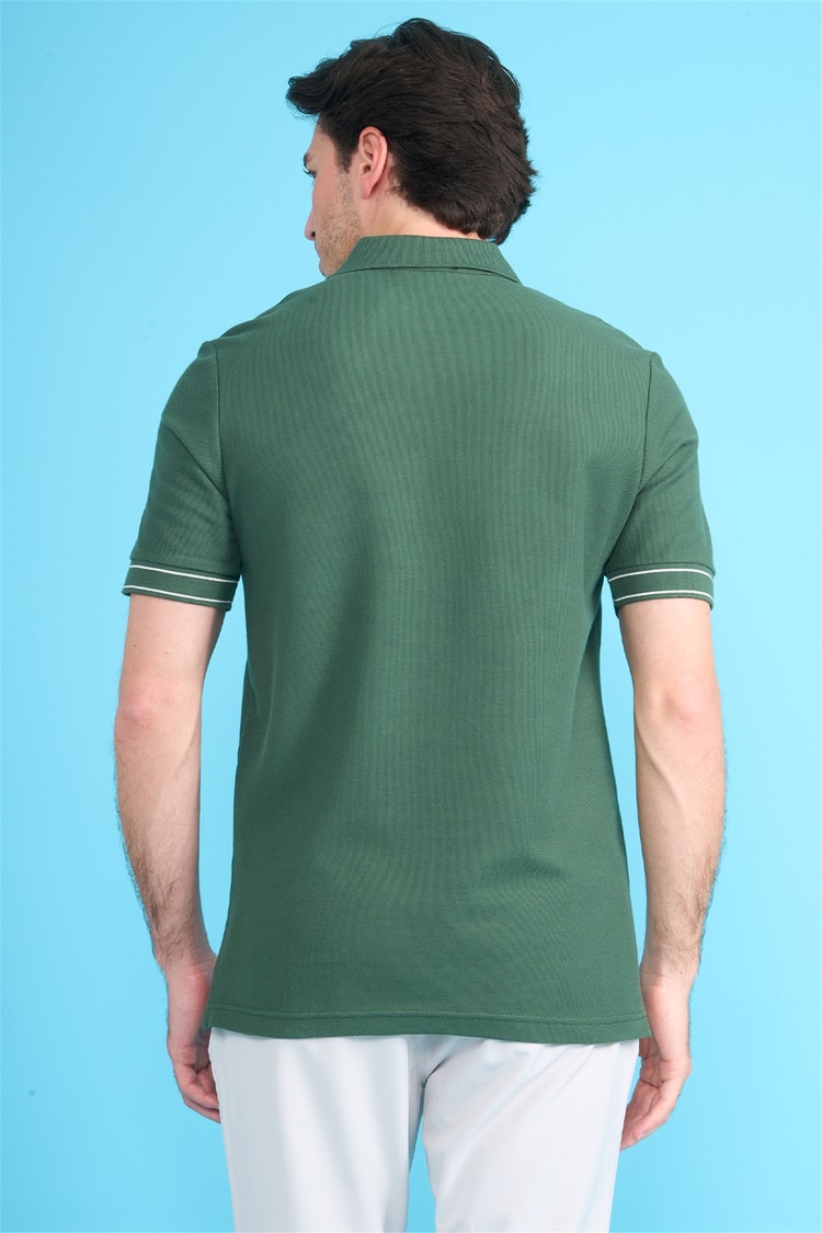 Mareteks 2657 Js Neftı Erkek Polo Yaka Pat Ekstrafor Pıke T-Shırt