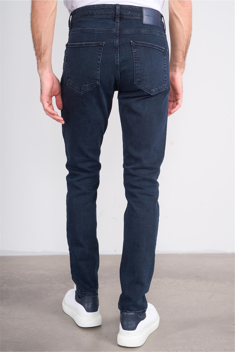 Mareteks 3300-C47-Tokyo Blue Black Zkb. Erkek Denım Pantolon