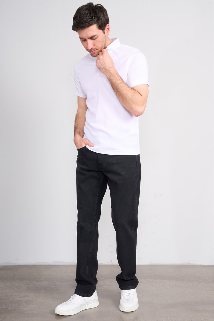 Mareteks 4412-C53-Texas Black Black Zkb. Erkek Denım Pantolon