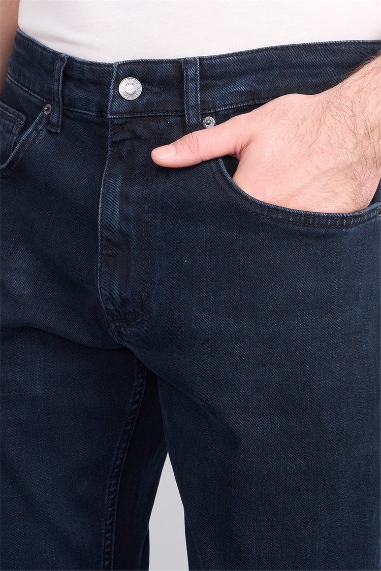 Mareteks 4412-C54-Texas Blue Black Zkb. Erkek Denım Pantolon