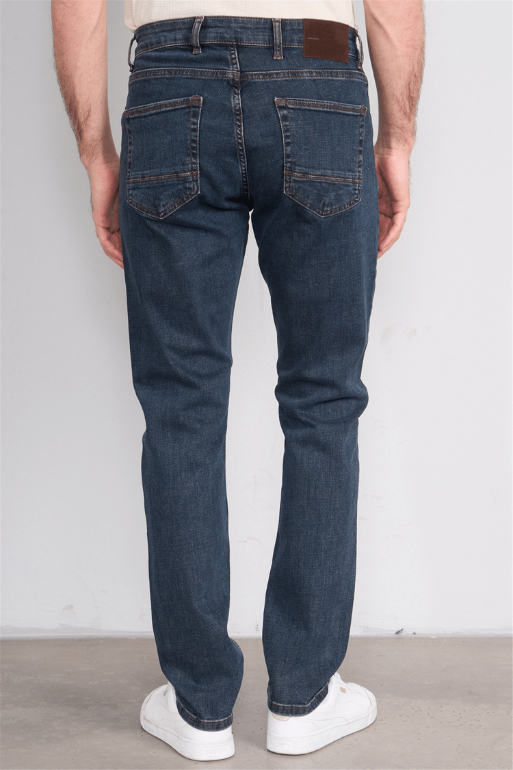 Mareteks 4412-C57-Texas Blue Brown Zkb. Erkek Denım Pantolon