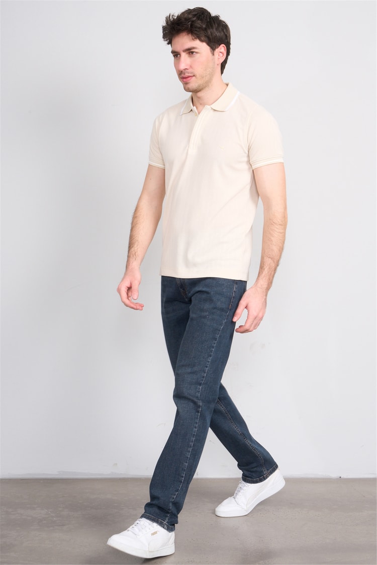 Mareteks 4412-C57-Texas Blue Brown Zkb. Erkek Denım Pantolon
