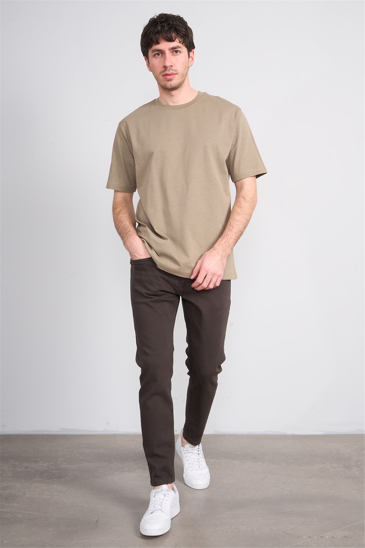 Mareteks 5900-C73-Mılano Brown P.B. Erkek Denım Pantolon