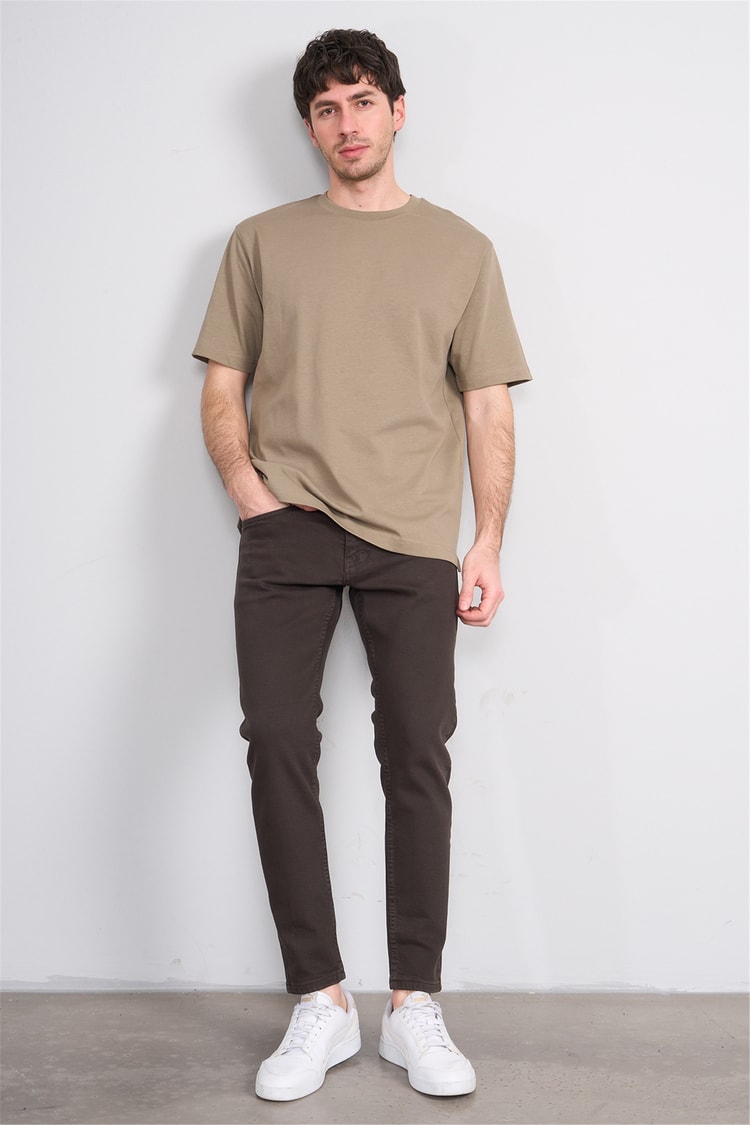 Mareteks 5900-C73-Mılano Brown P.B. Erkek Denım Pantolon