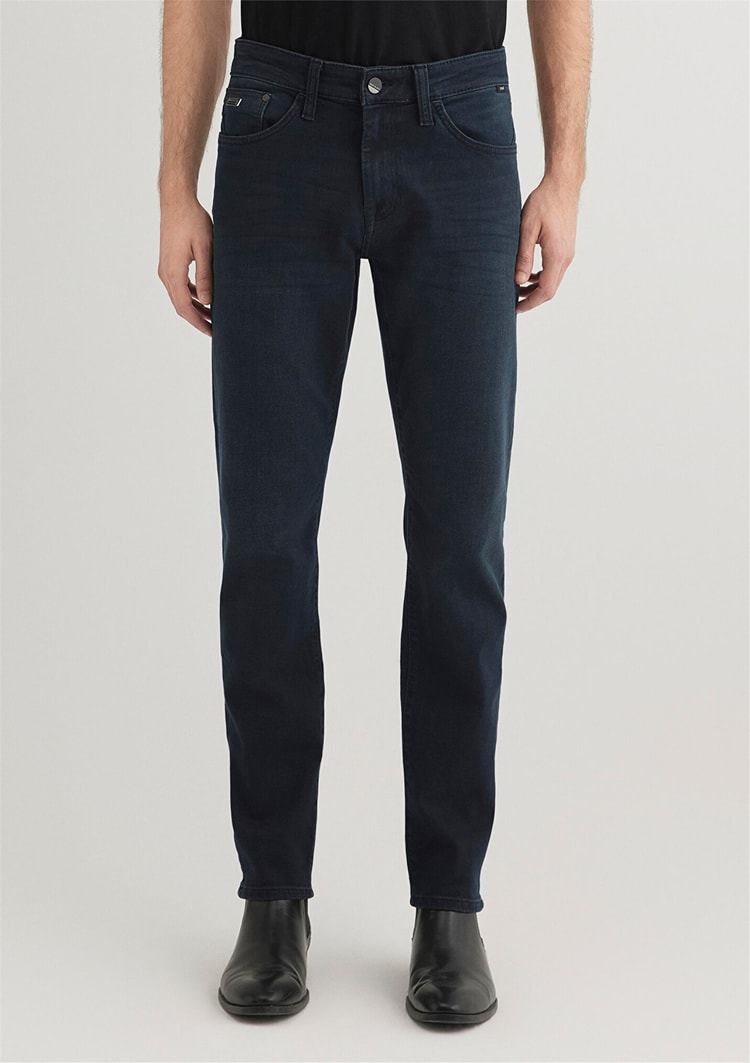 Mavi 0042227245 Jake Koyu Foggy Mavi Jet Siyah Erkek Pantolon
