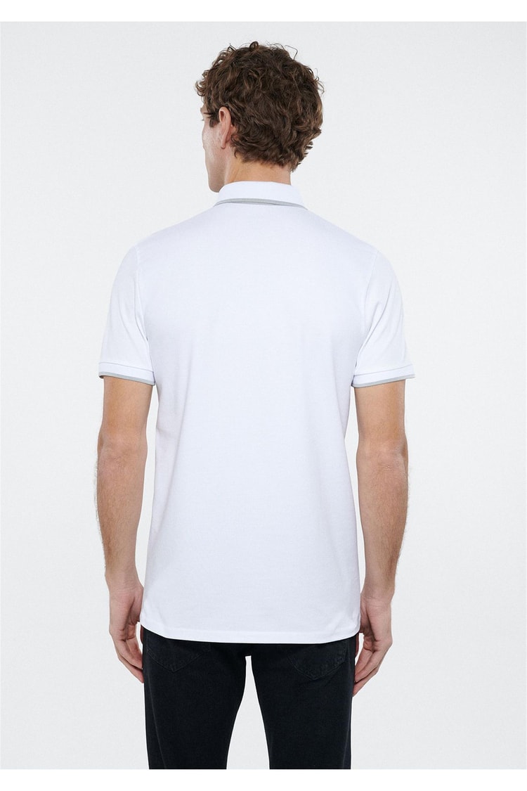 Mavi 062373-27879 Polo Beyaz Erkek T-Shirt