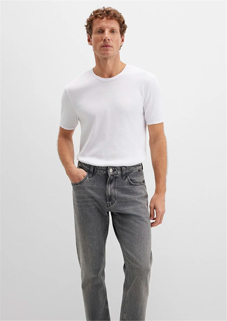 Mavi 063747-620 Erkek Beyaz T-Shirt