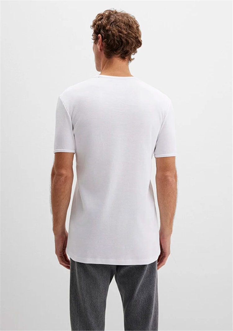 Mavi 063747-620 Erkek Beyaz T-Shirt