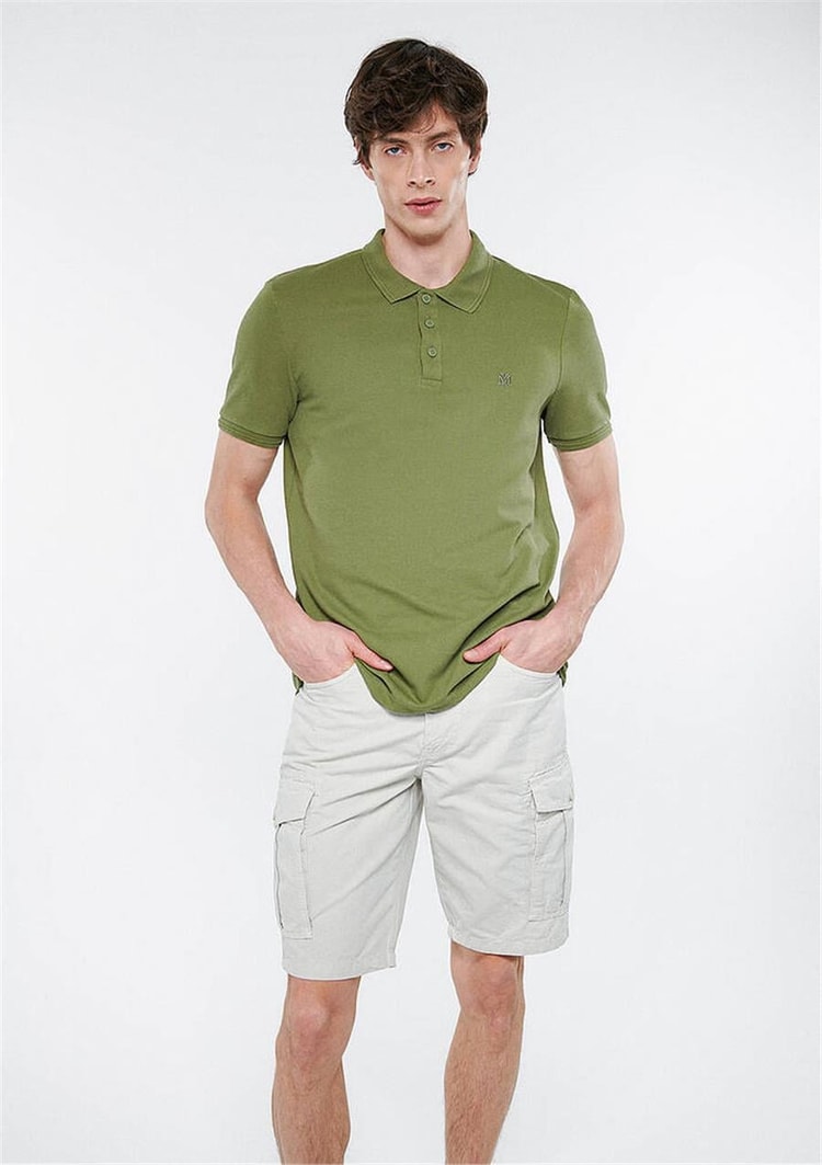 Mavi 065844-28524 Polo Yeşil Erkek T-Shirt