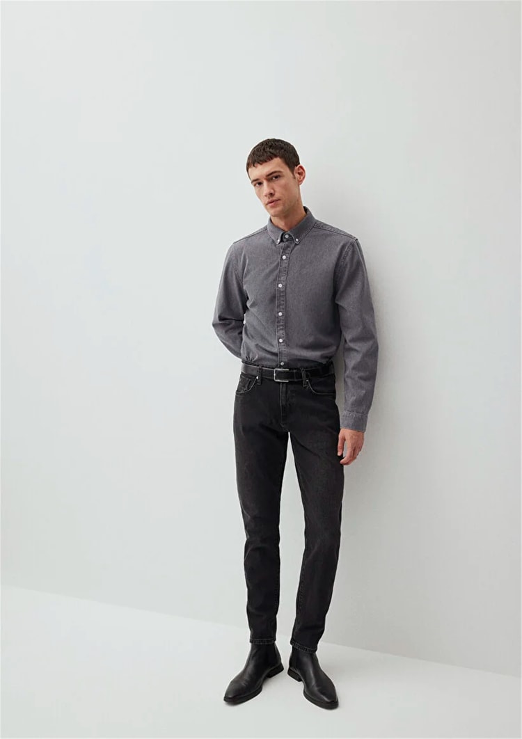 Mavı M0010172-87848 London Deep Smoke Classıc Denım Erkek Tapered Denım Pantolon