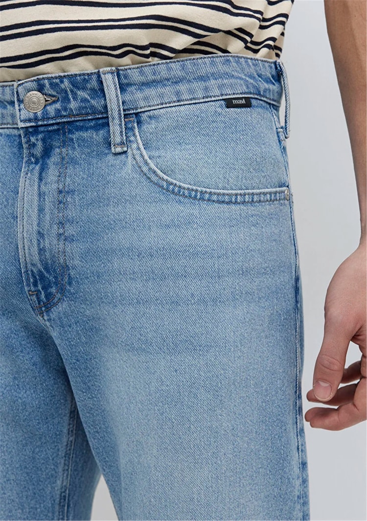 Mavı M0010172-A1718 London Mıd Used Street Denım Erkek Tapered Denım Pantolon