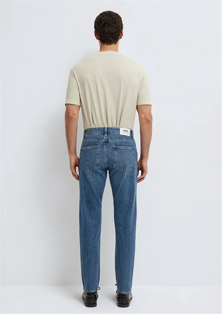 Mavı M0010172-A1724 London Mıd Used Classıc Denım Erkek Tapered Denım Pantolon