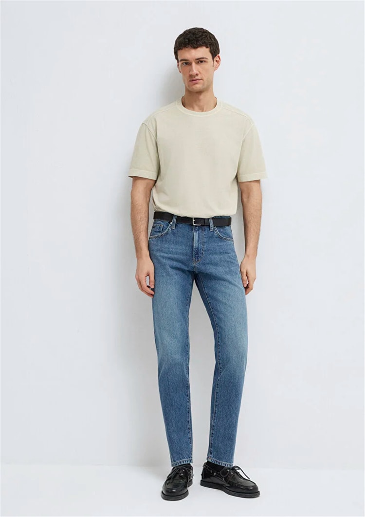 Mavı M0010172-A1724 London Mıd Used Classıc Denım Erkek Tapered Denım Pantolon