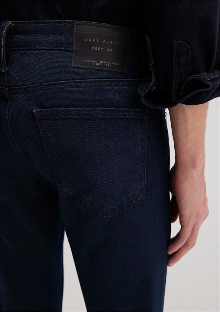 Mavı M001070-91239 Kvnc Dark Mıdnıght Mavı Black Erkek Skınny Denım Pantolon