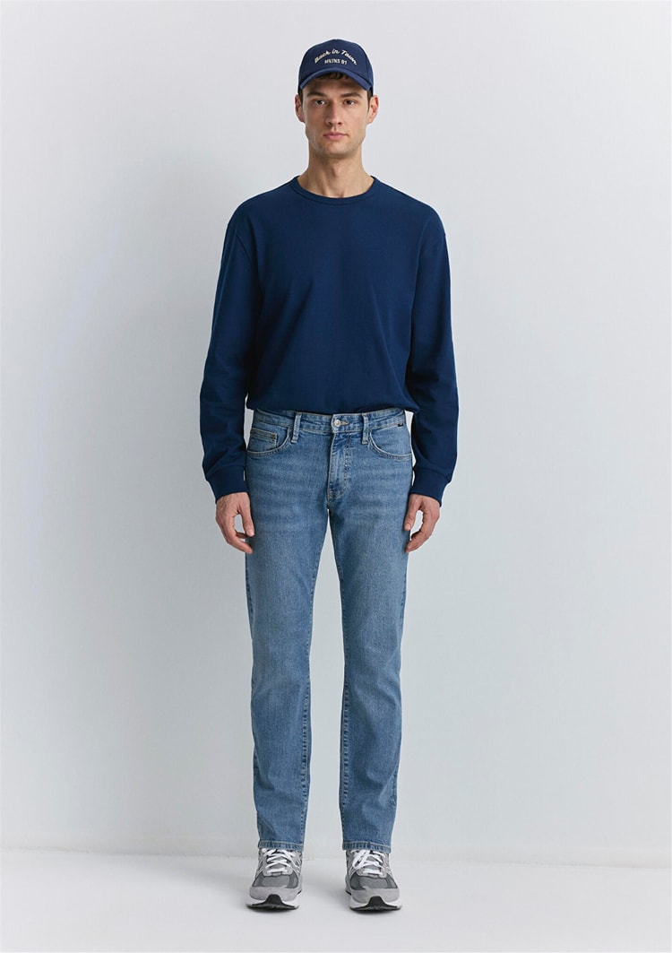Mavı M0020289268 Hunter Dusty Shaded Urban Comfort Erkek Regular Denım Pantolon
