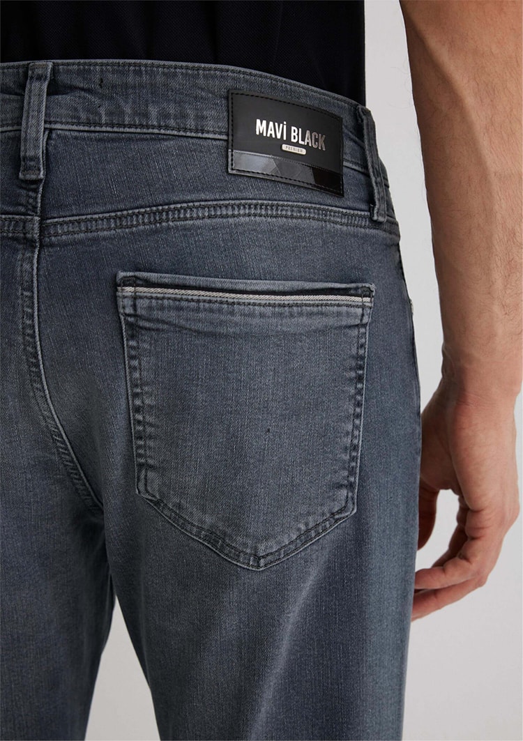 Mavı M0035189345 Marcus Used Blue Grey Mavı Black Erkek Slım Denım Pantolon