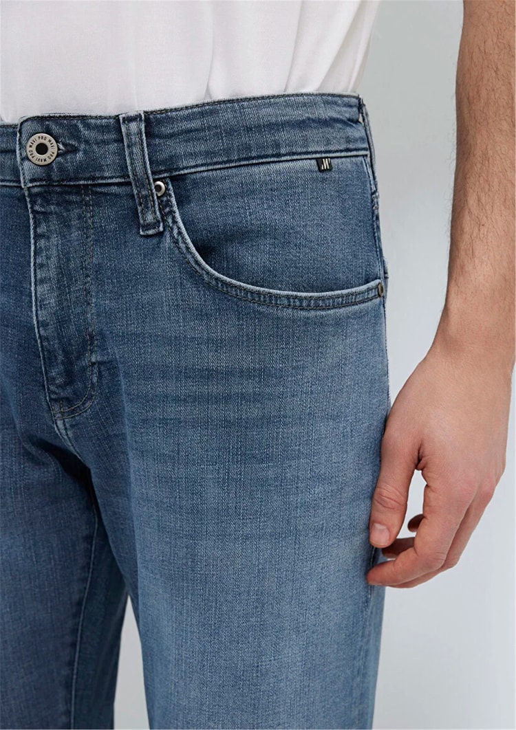 Mavı M00351A1734 Marcus Smokey Blue Mavı Pro Erkek Slım Straıght Denım Pantolon