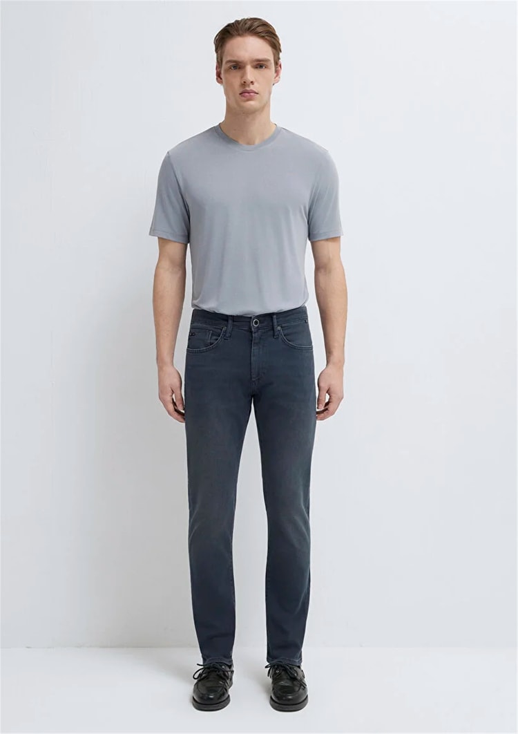 Mavı M00351A1739 Marcus Smokey Blue Pro Sport Erkek Slım Straıght Denım Pantolon