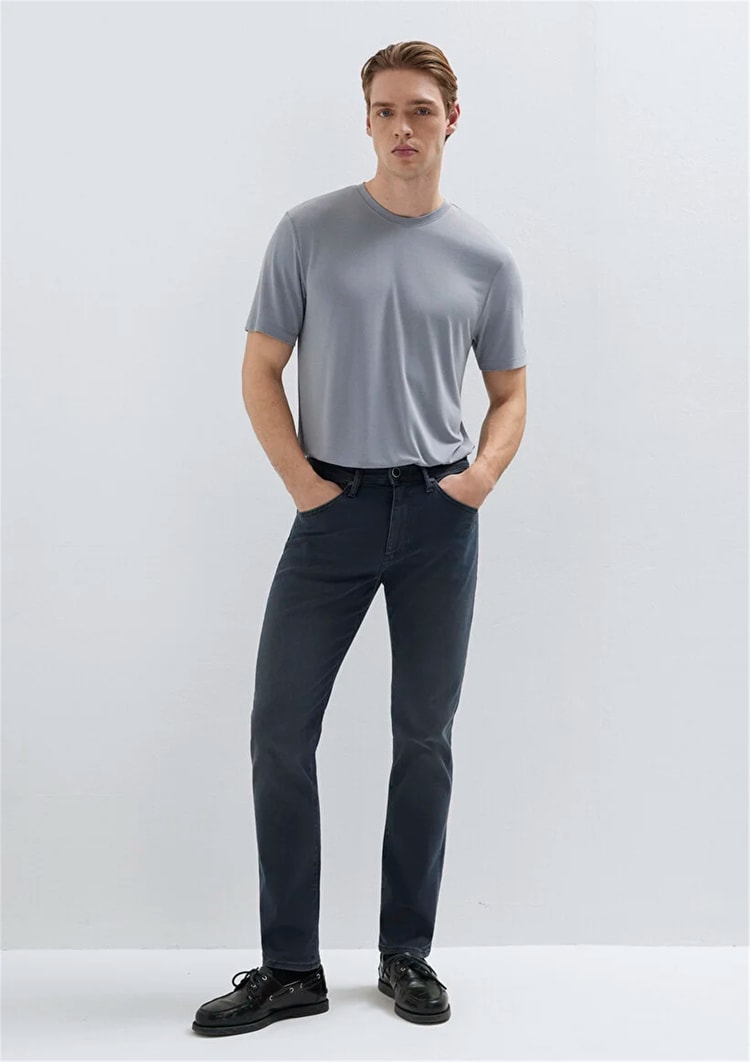 Mavı M00351A1739 Marcus Smokey Blue Pro Sport Erkek Slım Straıght Denım Pantolon