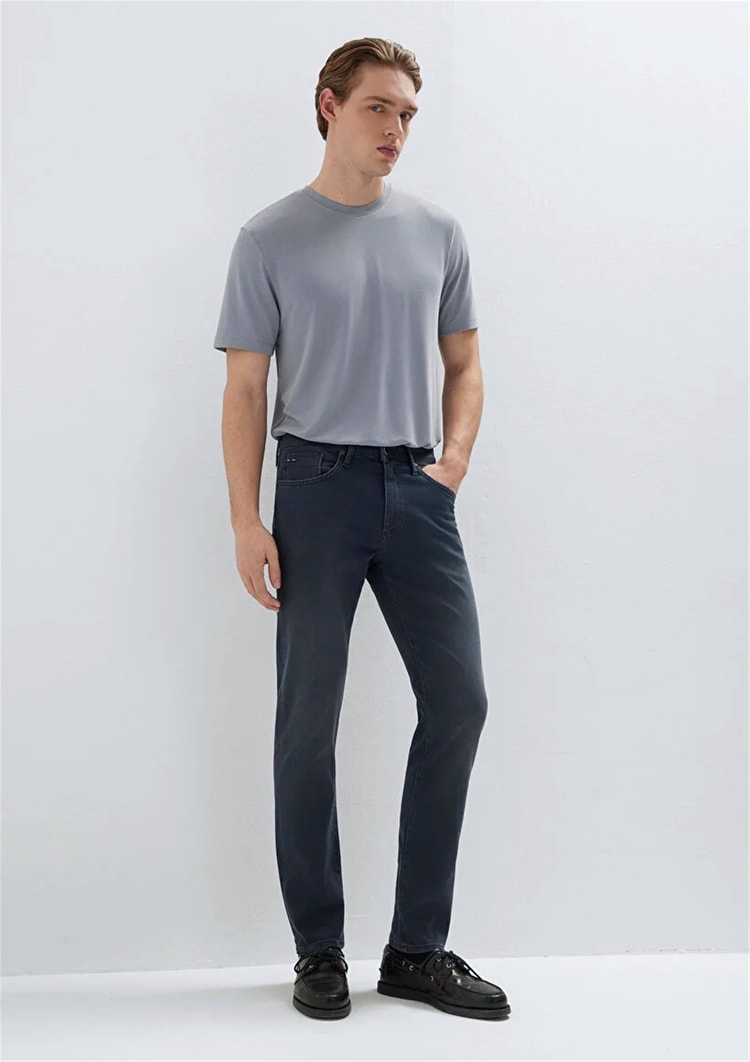 Mavı M00351A1739 Marcus Smokey Blue Pro Sport Erkek Slım Straıght Denım Pantolon