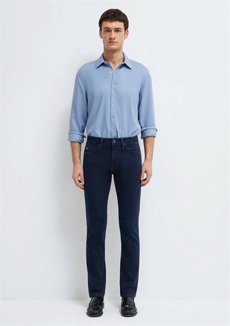 Mavı M00351A2971 Marcus Ink Mavı Edıtıon Erkek Slım Straıght Denım Pantolon