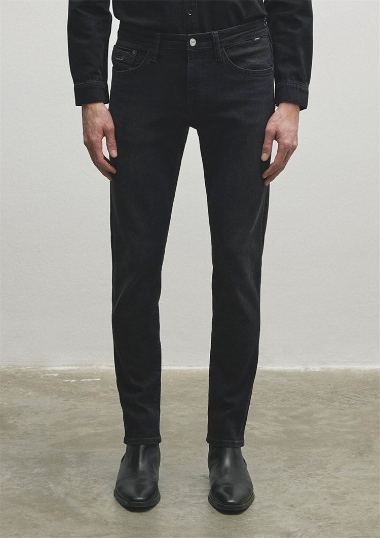 Mavı M0042286544 Jake Deep Smoke Lux Black Erkek Skınny Denım Pantolon