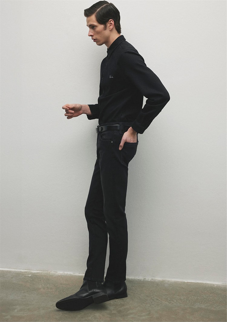 Mavı M0042286544 Jake Deep Smoke Lux Black Erkek Skınny Denım Pantolon